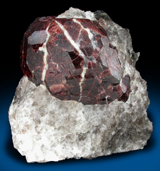 Almandine-Spessartine Garnet from Avondale, Ridley Township, Delaware County, Pennsylvania