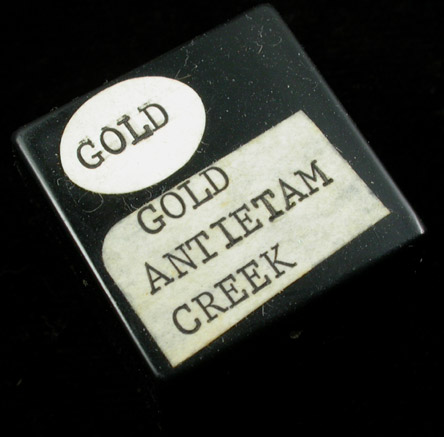 Gold from Antietam Creek, Berks County, Pennsylvania