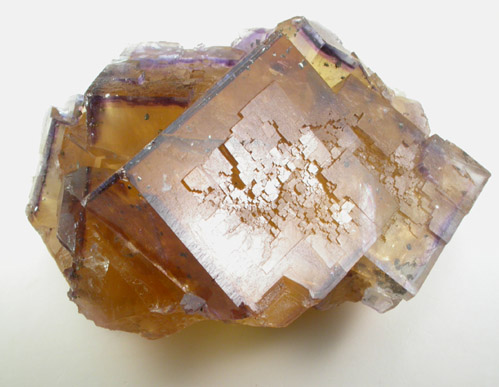 Fluorite with Chalcopyrite from Cave-in-Rock District, Hardin County, Illinois