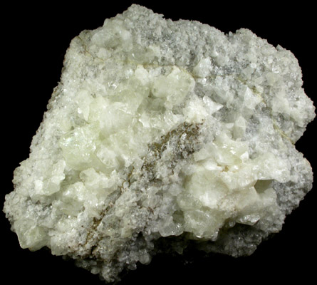 Quartz pseudomorph after Anhydrite with Datolite from Prospect Park Quarry, Prospect Park, Passaic County, New Jersey