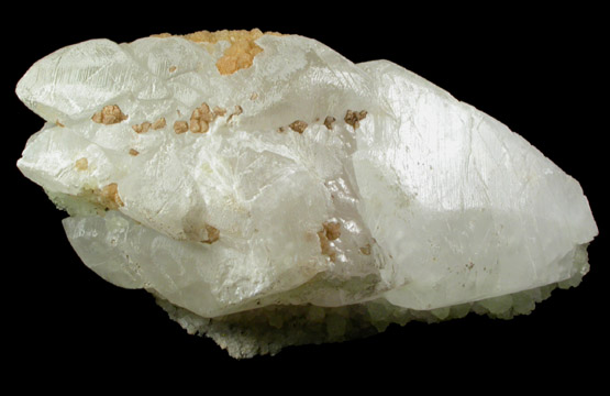 Calcite and Prehnite from Prospect Park Quarry, Prospect Park, Passaic County, New Jersey