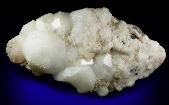 Analcime with Prehnite and Stilbite-Ca from Prospect Park Quarry, Prospect Park, Passaic County, New Jersey