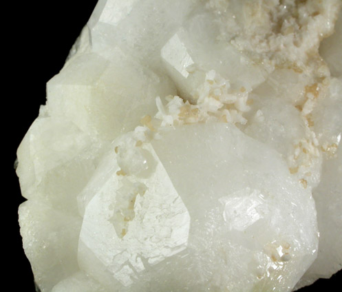 Analcime with Prehnite and Stilbite-Ca from Prospect Park Quarry, Prospect Park, Passaic County, New Jersey