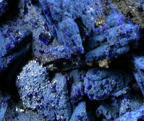 Azurite from Morenci Mine, Clifton District, Greenlee County, Arizona