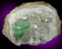 Fluorite on Quartz from William Wise Mine, Westmoreland, Cheshire County, New Hampshire