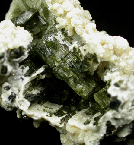 Muscovite, Quartz, Elbaite Tourmaline from Bennett Quarry, Buckfield, Oxford County, Maine