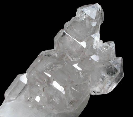 Quartz var. Smoky Quartz (parallel-growth) from Tamminen Quarry, Greenwood, Oxford County, Maine