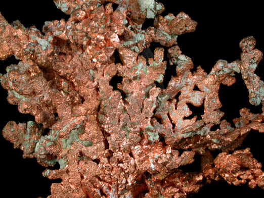 Copper from Ray Mine, Mineral Creek District, Pinal County, Arizona