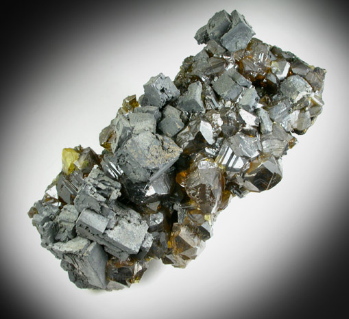 Galena on Sphalerite from Commodore Mine, Creede District, Mineral County, Colorado