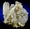 Smithsonite pseudomorphs after Calcite on Quartz from San Antonio Mine, Santa Eulalia District, Aquiles Serdán, Chihuahua, Mexico