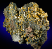Wulfenite and Calcite from Glove Mine, Santa Rita Mountains, Santa Cruz County, Arizona