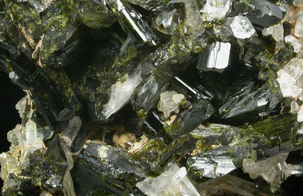 Epidote and Quartz from Green Monster Mountain-Copper Mountain area, south of Sulzer, Prince of Wales Island, Alaska