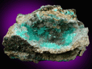 Aurichalcite and Hemimorphite from 79 Mine, Banner District, near Hayden, Gila County, Arizona