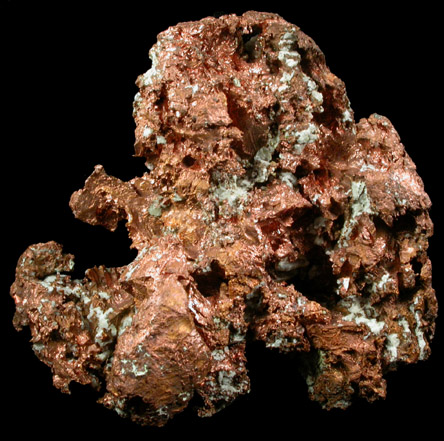 Copper from Keweenaw Peninsula Copper District, Houghton County, Michigan