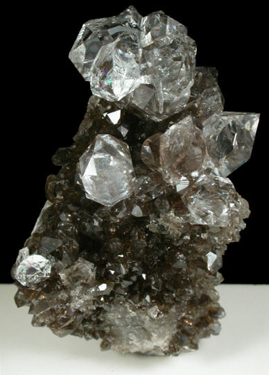 Quartz var. Herkimer Diamonds from Diamond Acres (Hastings Farm), Fonda, Montgomery County, New York