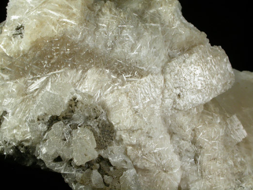 Laumontite on Apophyllite from Weehawken, Hudson County, New Jersey