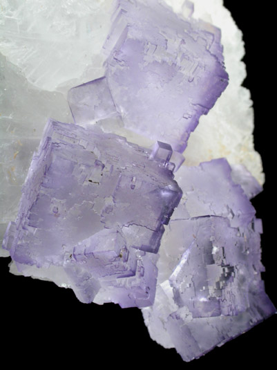 Fluorite on Celestine from Mina el Tule, Melchor Mzquiz, Coahuila, Mexico