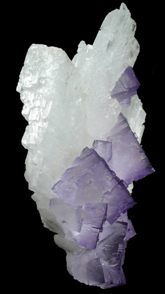 Fluorite on Celestine from Mina el Tule, Melchor Mzquiz, Coahuila, Mexico