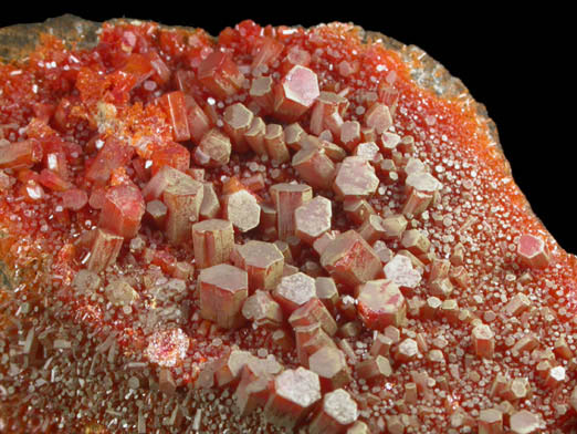 Vanadinite from Old Yuma Mine, west of Tucson, Pima County, Arizona