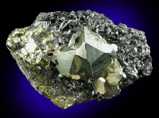 Pyrite and Enargite from Butte Mining District, Summit Valley, Silver Bow County, Montana