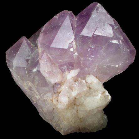 Quartz var. Amethyst from Washington Camp-Duquesne District, Santa Cruz County, Arizona