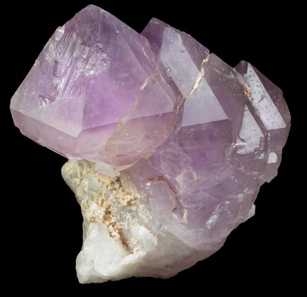 Quartz var. Amethyst from Washington Camp-Duquesne District, Santa Cruz County, Arizona