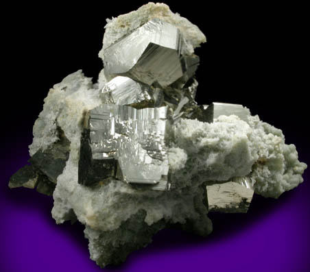 Pyrite and Quartz from Deveti Septemvri Mine, Madan District, Rhodope Mountains, Bulgaria