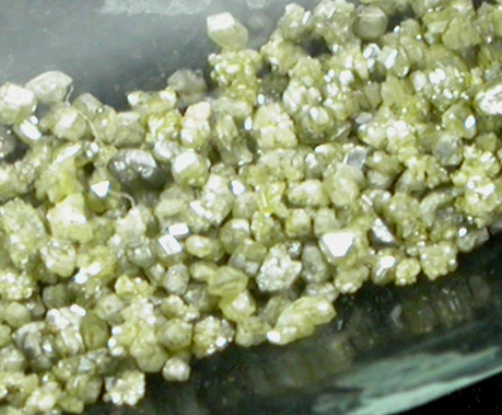 Diamonds (1.34 carats of man-made 40-50 mesh diamond crystals) from General Electric Schenectady Laboratories, Schenectady County, New York