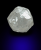 Diamond (0.73 carat pale-gray complex crystal) from Bakwanga Mine, Mbuji-Mayi (Miba), Democratic Republic of the Congo