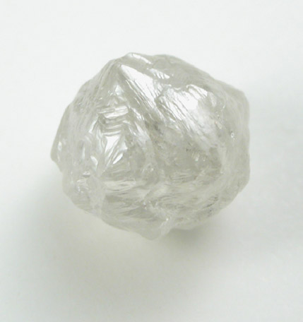 Diamond (1.16 carat gray complex crystal) from Bakwanga Mine, Mbuji-Mayi (Miba), Democratic Republic of the Congo