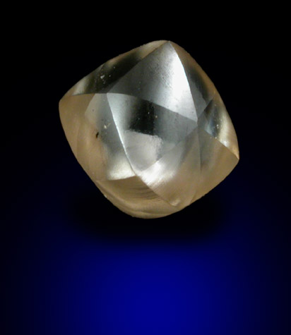 Diamond (0.77 carat gem-grade pink-gray tetrahexahedral crystal) from Northern Cape Province, South Africa
