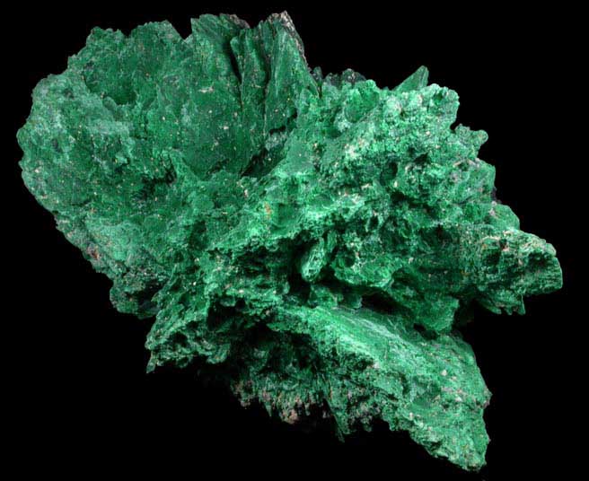 Malachite pseudomorphs after Azurite from Tsumeb Mine, Otavi-Bergland District, Oshikoto, Namibia