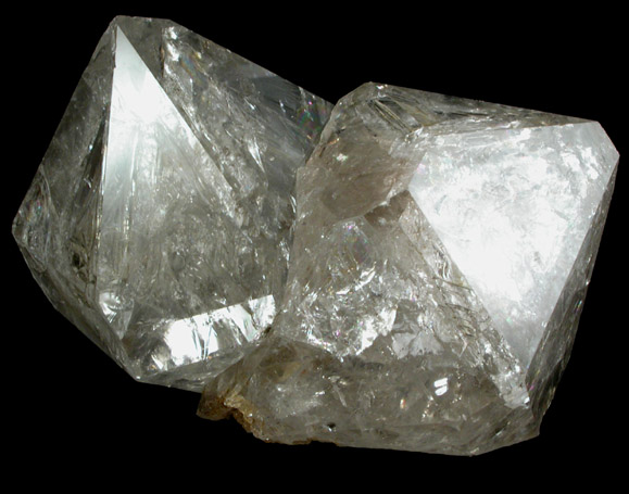 Quartz var. Herkimer Diamond from Diamond Acres (Hastings Farm), Fonda, Montgomery County, New York