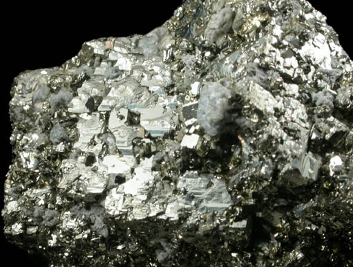 Pyrite with Talc from ZCA Pierrepont Mine, Grange Ore Body, Pierrepont, St. Lawrence County, New York