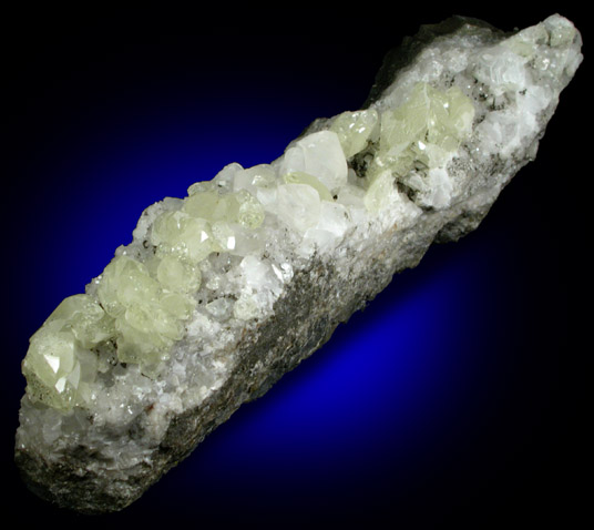 Datolite, Calcite, Babingtonite from Lane's Quarry, Westfield, Hampden County, Massachusetts