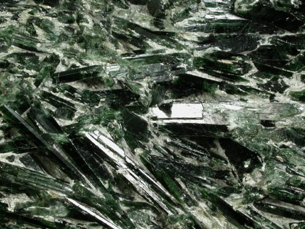 Actinolite and Talc from Wenatchee Ridge, 16 km. northwest of Merritt, Chelan County, Washington