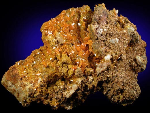 Wulfenite and Mimetite from Harrington-Hickory Mine, Beaver County, Utah