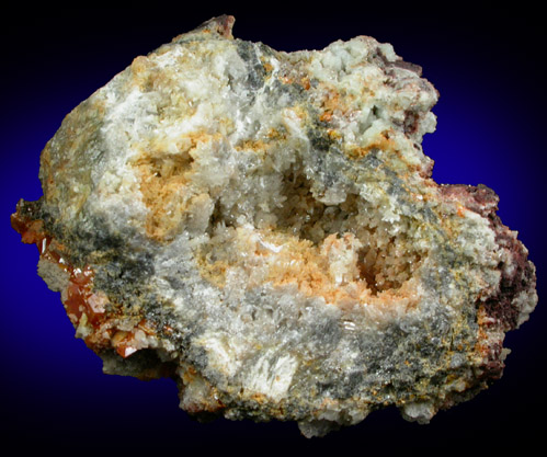 Cerussite with Wulfenite from Red Cloud Mine, Silver District, La Paz County, Arizona