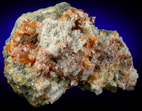 Cerussite with Wulfenite from Red Cloud Mine, Silver District, La Paz County, Arizona