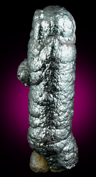 Hematite (iridescent stalactite) from Peters Mountain, Alleghany County, Virginia