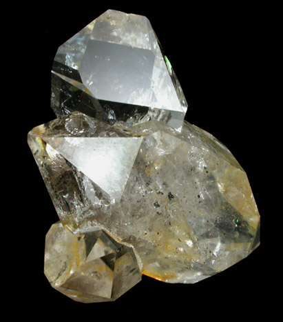 Quartz var. Herkimer Diamond with fluid-filled cavity and moveable inclusions from Ace of Diamonds Mine, Middleville, Herkimer County, New York