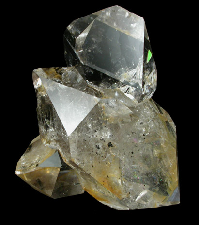 Quartz var. Herkimer Diamond with fluid-filled cavity and moveable inclusions from Ace of Diamonds Mine, Middleville, Herkimer County, New York