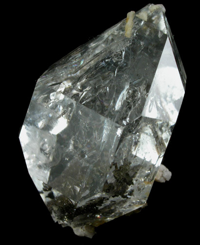 Quartz var. Herkimer Diamond with Dolomite from Ace of Diamonds Mine, Middleville, Herkimer County, New York