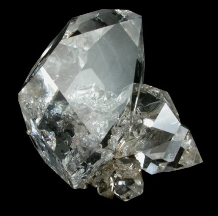 Quartz var. Herkimer Diamond from Ace of Diamonds Mine, Middleville, Herkimer County, New York