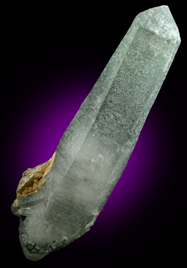 Quartz with Actinolite inclusions from Washington Camp-Duquesne District, Santa Cruz County, Arizona