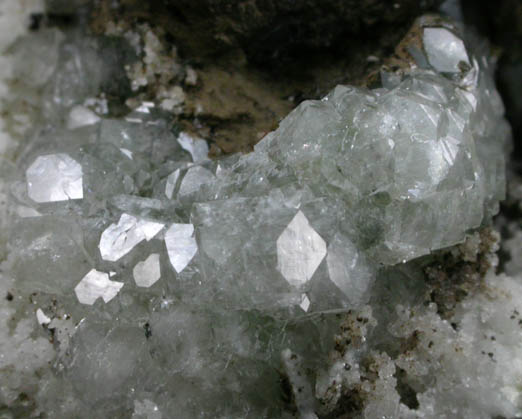 Goethite on Apophyllite with Celadonite inclusions from Millington Quarry, Bernards Township, Somerset County, New Jersey