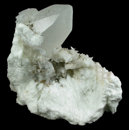 Calcite on Datolite from Millington Quarry, Bernards Township, Somerset County, New Jersey