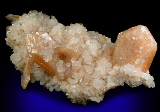 Stellerite and Quartz from Coonabarabran, New South Wales, Australia