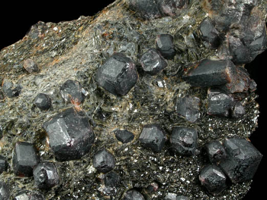 Almandine Garnet and Staurolite from Pond Hill, near Pearl Lake, Lisbon, Grafton County, New Hampshire