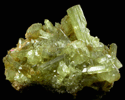 Vesuvianite with Diopside from Jeffrey Mine, Asbestos, Qubec, Canada